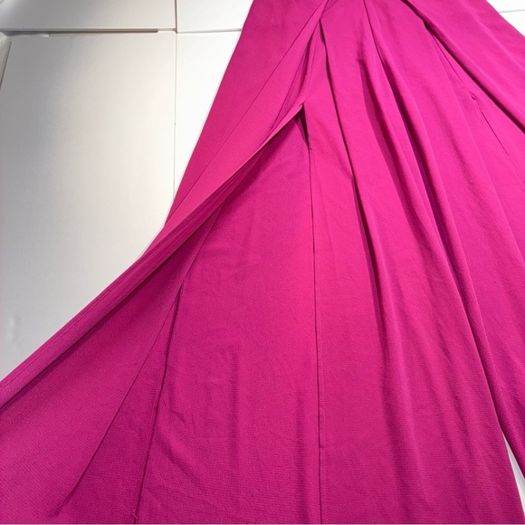 Lulu's Wide Leg Strappy Jumpsuit Size Large  Wedding Semi Formal *Missing Belt - Picture 6 of 11